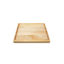 Load image into Gallery viewer, Medium sized handmade cutting board, in maple, hand finished, with a juice channel feature. Made in the USA.