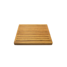 Load image into Gallery viewer, Medium sized handmade cutting board, in white oak, hand finished, with a carved, long recessed channels feature for breads. Made in the USA.