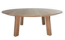 Load image into Gallery viewer, Modern round coffee table. Handmade in the us. Minimalistic style, clean lines