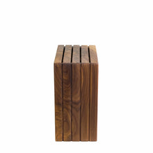 Load image into Gallery viewer, Handmade knife block, clean line design with interchangeable knife slots.