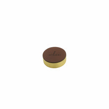 Load image into Gallery viewer, Modern brass paper weight with engraved leather.