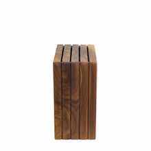 Load image into Gallery viewer, Handmade knife block, clean line design with interchangeable knife slots.
